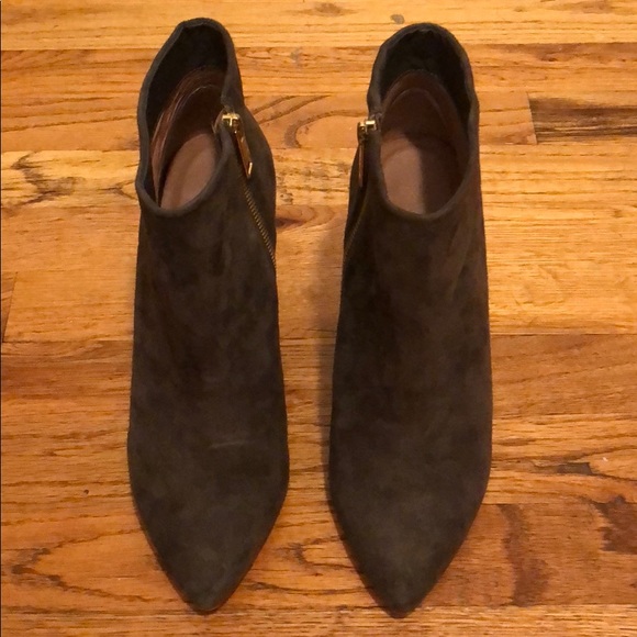 Joie Jalena Suede Wedge Booties - Picture 4 of 6